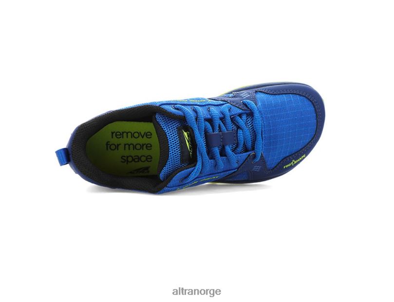 Altra barn lone peak ungdom blå-lime 8N2B4512 blålime