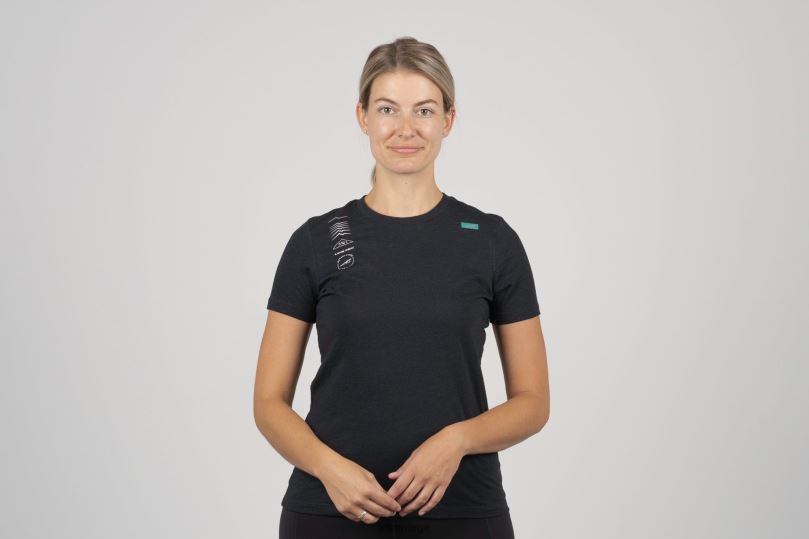 Altra kvinner kvinner legend kortermet svart 8N2B4224 svart